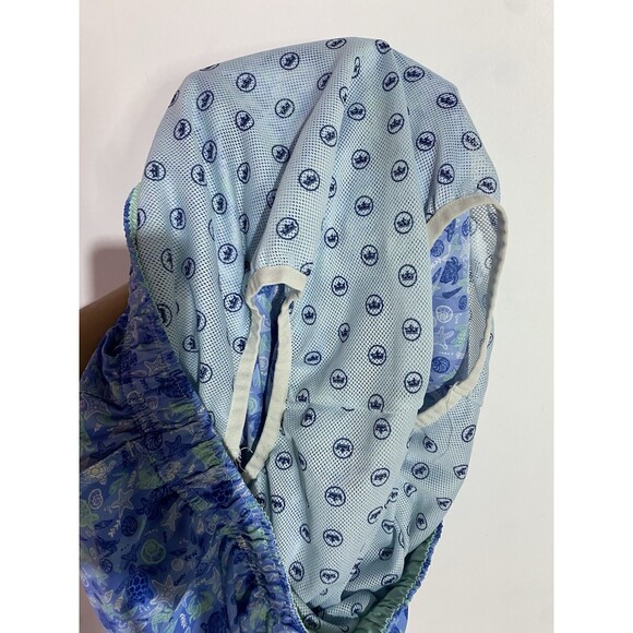 Peter Millar Swim Trunks Mens XXL Blue Seaside Collection Beach Hawaiian Turtles - Picture 9 of 12